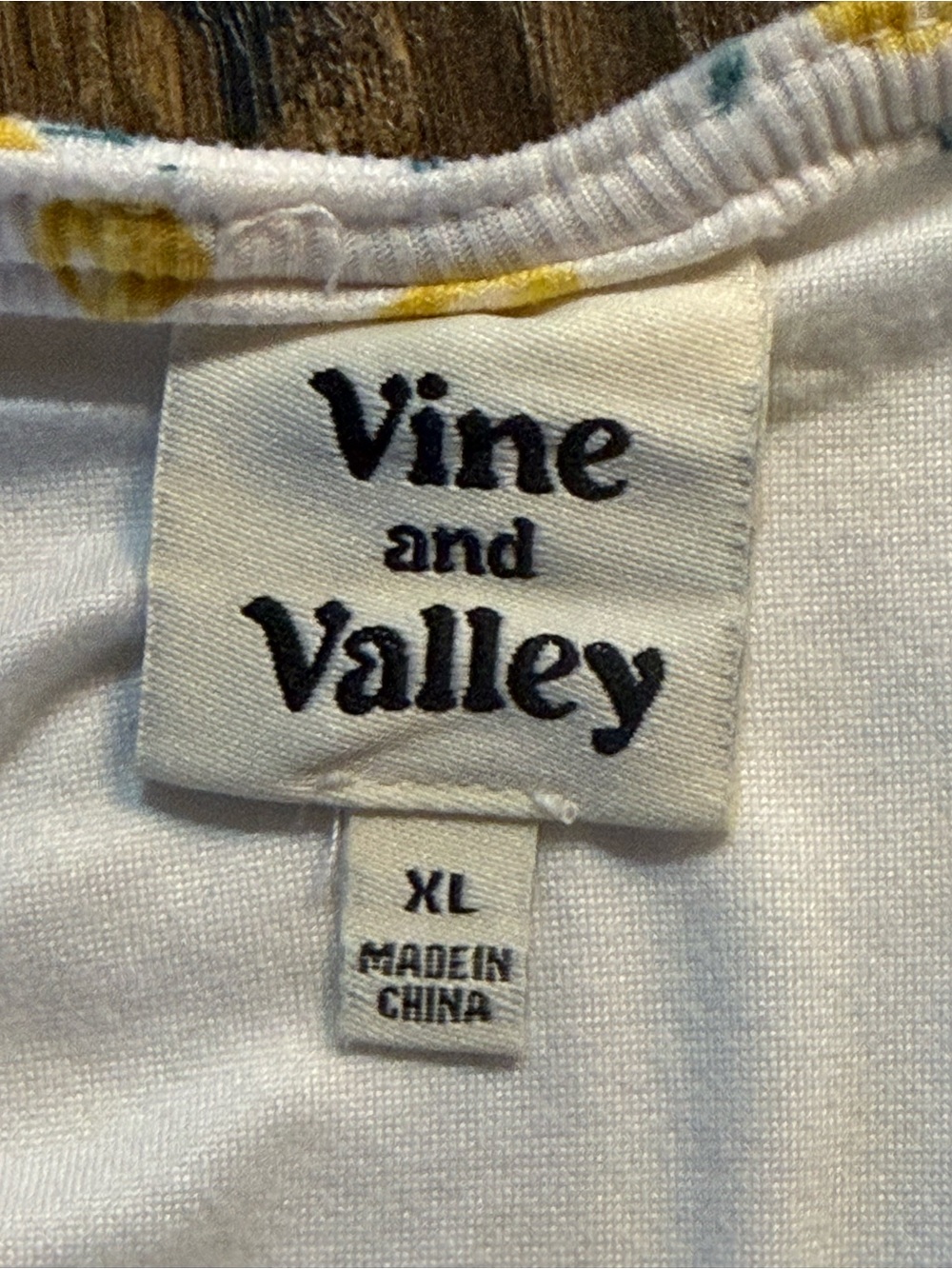 Vine & Valley Women’s XL Lemon Print Ribbed Maxi Dress Side Slit Spaghetti Strap - Picture 7 of 10